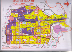 Master Plan of Faridabad