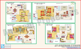 Floor Plan of BPTP Park Floor-II in Faridabad