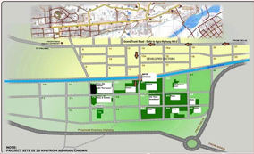 Loaction Map of BPTP Park Floor I & II, Faridabad