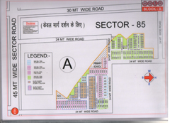 Map Of A Block of BPTP Parklands