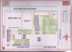 Map Of S Block of BPTP Parklands