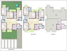 Floor Plan of 500 Sq.Yds. BPTP Park 81 Floors in Faridabad