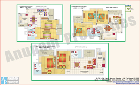 Floor Plan of BPTP Park Floor-I in Faridabad